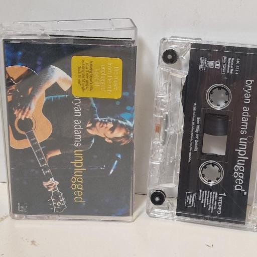 BRYAN ADAMS Unplugged 540 831 4 CASSETTE