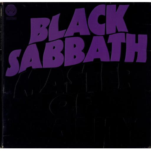 BLACK SABBATH, Master of reality. 12" VINYL LP. 6360050