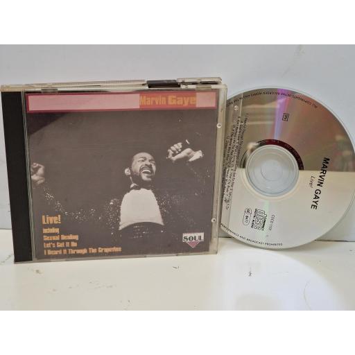 MARVIN GAYE Live CDCD 1101 CD