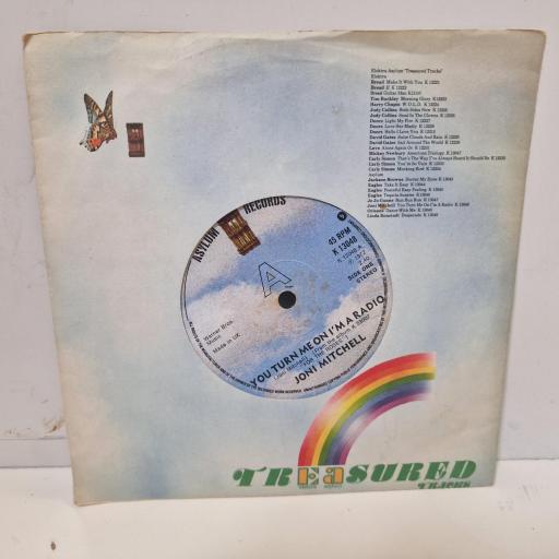 JONI MITCHELL You Turn Me On I’m A Radio / Free Man In Paris K 13048 7” SINGLE