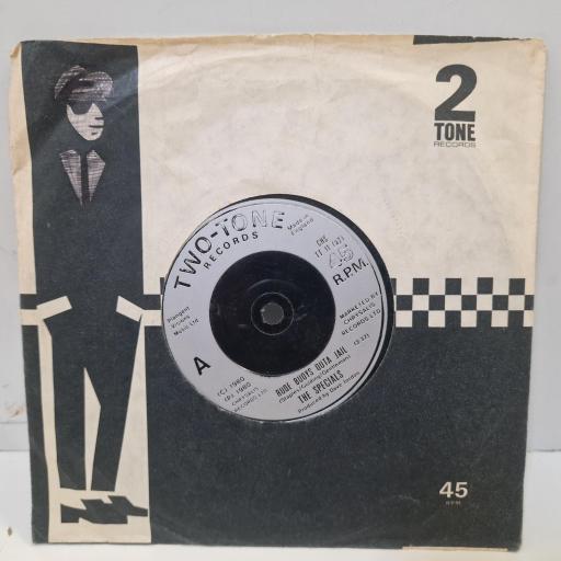 THE SPECIALS Rat Race / Rude Buoys Outa Jail CHS TT 11 7” SINGLE