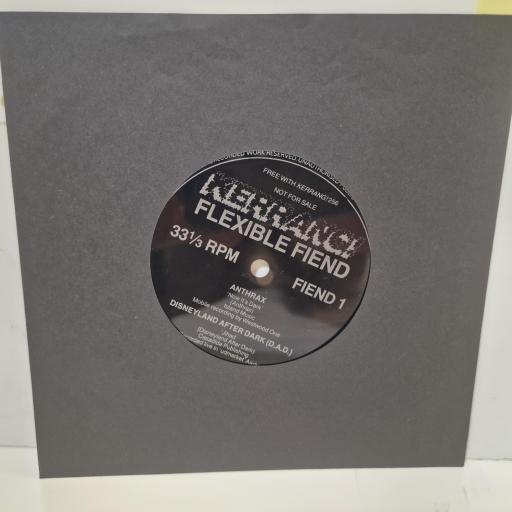 ANTHRAX / DISNEYLAND AFTER DARK Now It’s Dark / Jihad FIEND 1 7” FLEXI-DISC