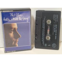 PHIL COLLINS Hello, I Must Be Going! OVEDC 212 CASSETTE