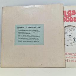 EPITAPH Outside The Law BG-1009 12” LP