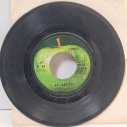 THE BEATLES Let It Be 2764 7” SINGLE