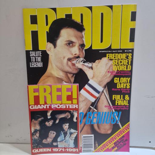 FREDDIE MERCURY A Salute To The Legend Magazine 1992 with poster