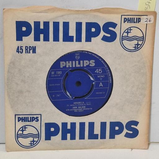 JOHN WALKER Annabella BF 1593 7" SINGLE