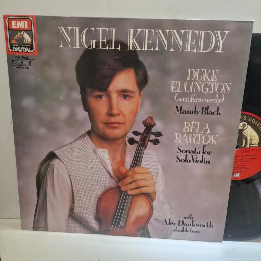 NIGEL KENNEDY, DUKE ELLINGTON, BÉLA BARTÓK Sonata For Solo Violin / Mainly Black EL 27 0538 1 12” LP