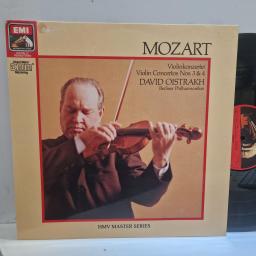 MOZART DAVID OISTRAKH BERLIN PHILHARMONIC Violin Concertos Nos. 3 & 4 EG 29 0276 1 12” LP