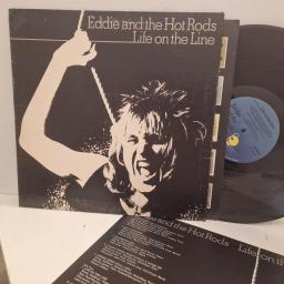 EDDIE AND THE HOT RODS Life On The Line ILPS 9509 12” LP