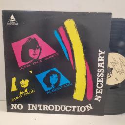 JOHN PAUL JONES, JIMMY PAGE, ALBERT LEE No Introduction Necessary THBL-007 12” LP