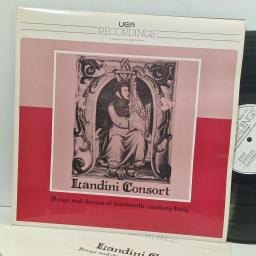 LANDINI CONSORT Songs And Dances Of Fourteenth-Century Italy UEA 78001 12” LP