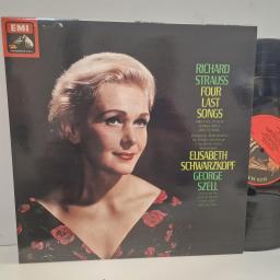 RICHARD STRAUSS ELISABETH SCHWARZKOPF GEORGE SZELL BERLIN RADIO SYMPHONY ORCHESTRA Four Last Songs (And Five Other Songs With Orchestra) ASD 2888 12” LP