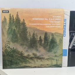 SCHUBERT KLASSISCHE PHILHARMONIE STUTTGART KARL MÜNCHINGER Symphony No. 9 In C Major "The Great" SXL 6427 12” LP