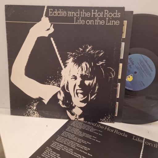 EDDIE AND THE HOT RODS Life On The Line ILPS 9509 12” LP