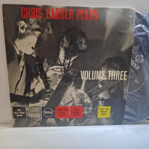 CHRIS BARBER’S JAZZ BAND Chris Barber Plays Volume III NJT 505 10” LP
