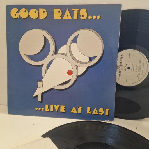 GOOD RATS Live At Last RCR 998 2x 12” LP