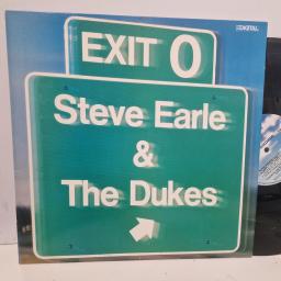 STEVE EARLE AND THE DUKES Exit 0 MCF 3379 12” LP