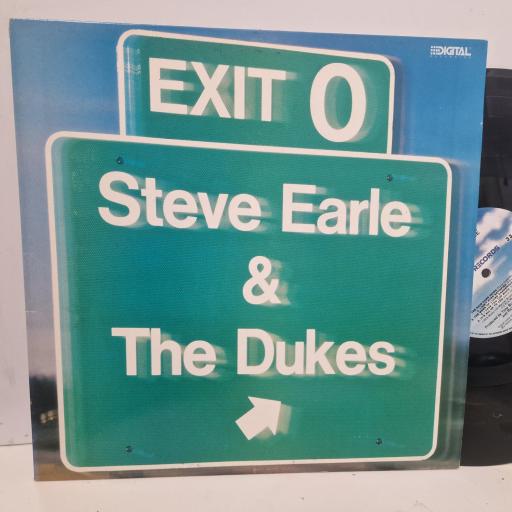 STEVE EARLE AND THE DUKES Exit 0 MCF 3379 12” LP