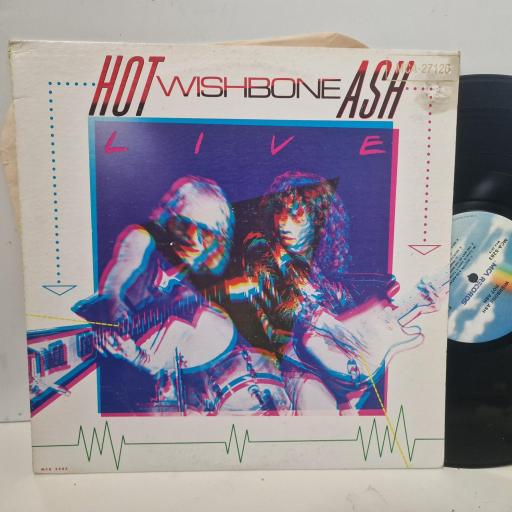 WISHBONE ASH Hot Ash Live MCA-5283 12” LP