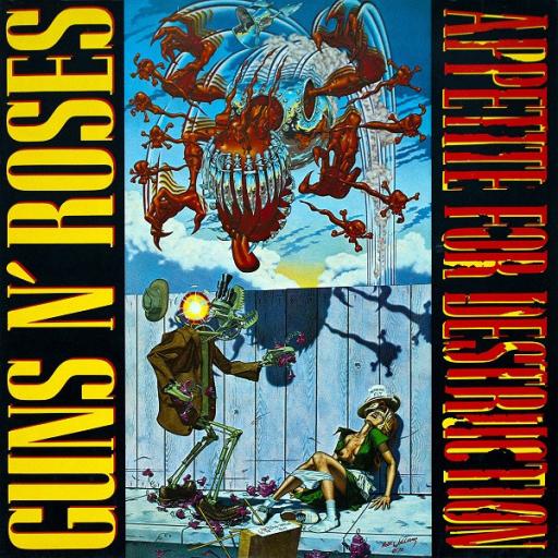 GUNS N ROSES appetite for destruction WX 125 Uncensored sleeve