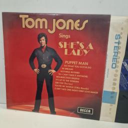 TOM JONES Tom Jones Sings She’s A Lady SKL 5089 12” LP