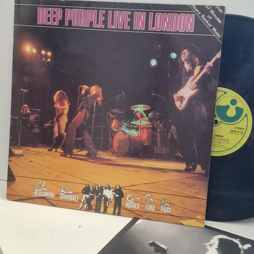 DEEP PURPLE Live In London SHSP 4124 12” LP