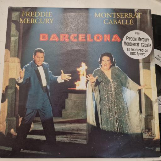 FREDDIE MERCURY & MONTSERRAT CABALLE barcelona, 7 inch single, P0221