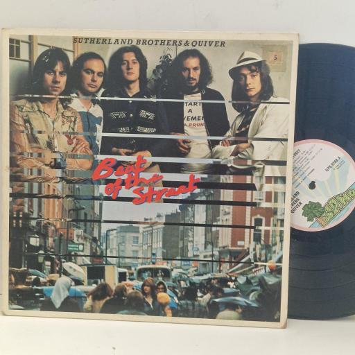 SUTHERLAND BROTHERS & QUIVER Beat Of The Street ILPS 9288 12” LP