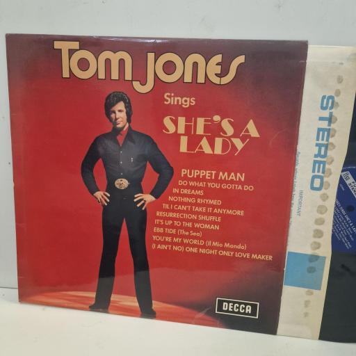 TOM JONES Tom Jones Sings She’s A Lady SKL 5089 12” LP