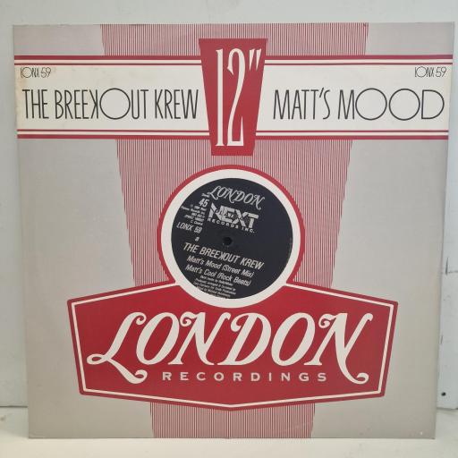 THE BREEKOUT KREW Matt’s Mood LONX 59 12” SINGLE