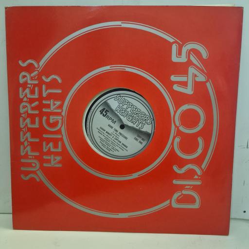 SUGAR MINOTT & CAPTAIN SINBAD Hard Time Pressure SUFF 002 12” SINGLE
