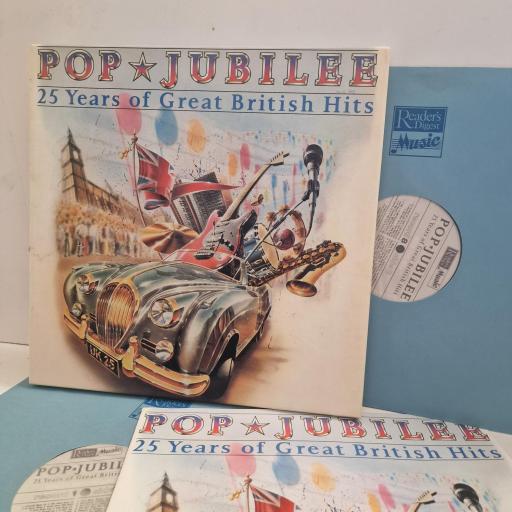 VARIOUS Pop Jubilee - 25 Years Of Great British Hits BOX SET 8x LP