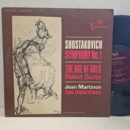 SHOSTAKOVICH Symphony No. 1 / The Age Of Gold – Ballet Suite VICS 1184 12” LP