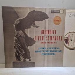 BEETHOVEN, ANDRÉ CLUYTENS, BERLIN PHILHARMONIC ORCHESTRA Fifth Symphony / "Leonore" Overture No.3 ASD 267 12” LP