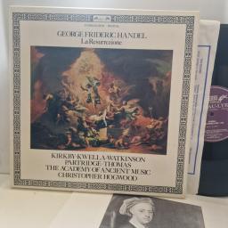 GEORGE FRIDERIC HANDEL La Resurrezione D256D3 3x 12” LP BOX SET