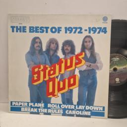 STATUS QUO The Best Of 1972 – 1974 9279 314 12” LP