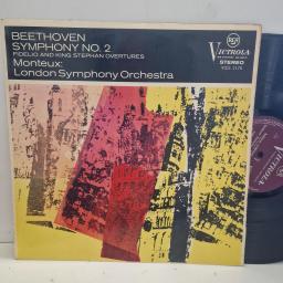 BEETHOVEN Symphony No. 2 – Overtures: Fidelio And King Stephan VICS 1170 12” LP