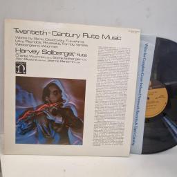HARVEY SOLLBERGER, CHARLES WUORINEN Twentieth-Century Flute Music (Works By Berio, Davidovsky, Fukushima, Levy, Reynolds, Roussakis, Trombly, Varèse, Westergaard, Wuorinen) HB-73028 12” LP