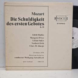 MOZART Die Schuldigkeit Des Ersten Gebots 21 2x 12” LP