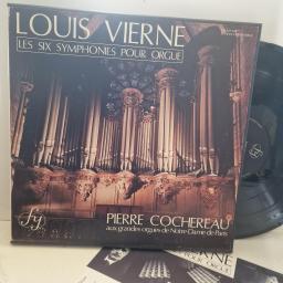 LOUIS VIERNE Les Six Symphonies Pour Orgue FY 028/032 5x 12” LP