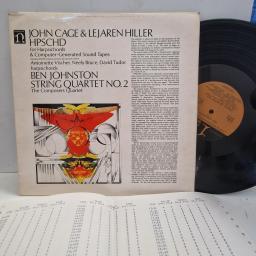 JOHN CAGE & LEJAREN HILLER HPSCHD String Quartet No. 2 H-71224 12” LP