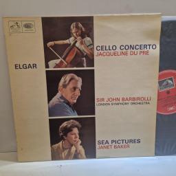 ELGAR, JACQUELINE DU PRÉ, SIR JOHN BARBIROLLI, LONDON SYMPHONY ORCHESTRA, JANET BAKER Cello Concerto / Sea Pictures ASD 655 12” LP