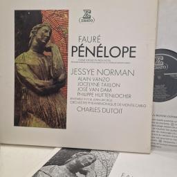 FAURÉ Pénélope (Poème Lyrique En Trois Actes) STU 71386 3x 12” LP BOX SET