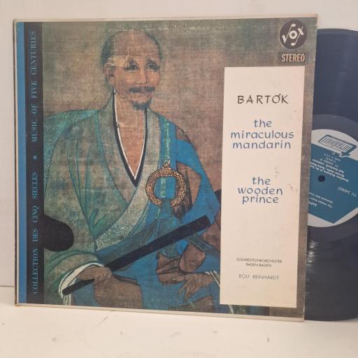 BARTÓK The Miraculous Mandarin – The Wooden Prince PL 12040 12” LP