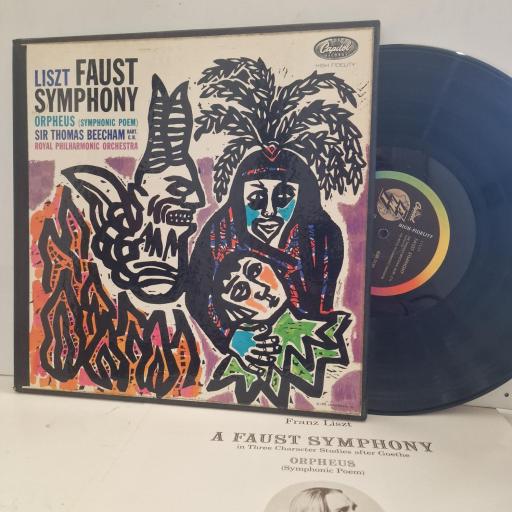 LISZT Faust Symphony / Orpheus (Symphonic Poem) SGBR 7197 2x 12” LP BOX SET
