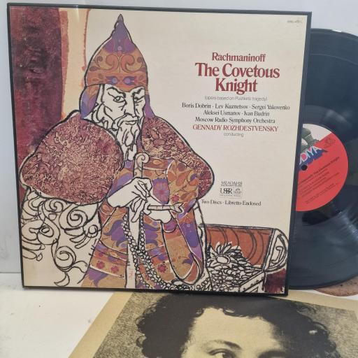 RACHMANINOFF The Covetous Knight SRBL-4121 2x 12” LP BOX SET
