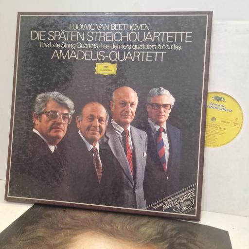 LUDWIG VAN BEETHOVEN, MELOS QUARTETT Die Späten Streichquartette - The Late String Quartets 415 676-1 4x 12” LP BOX SET