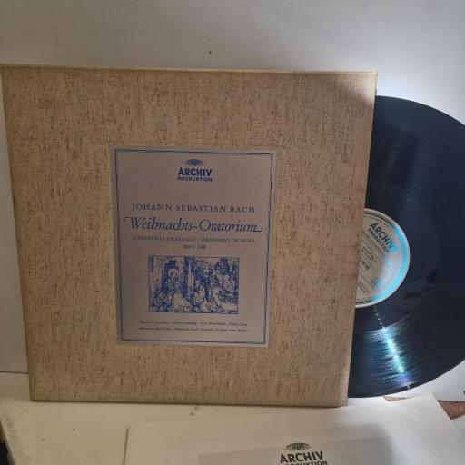 JOHANN SEBASTIAN BACH Weihnachts Oratorium (BWV 248) 2710 004 3x 12” LP BOX SET