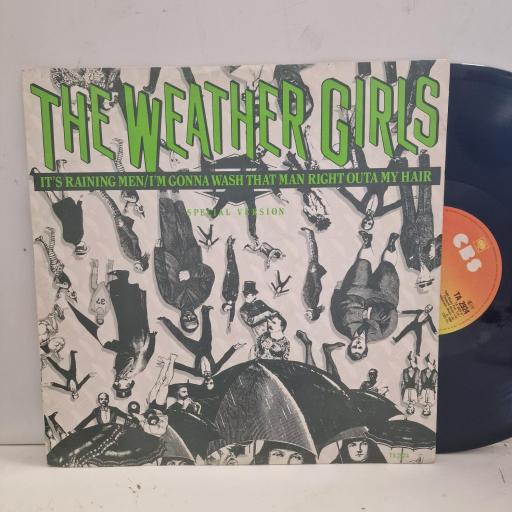 THE WEATHER GIRLS It's Raining Men / I'm Gonna Wash That Man Right Outa My Hair (Special Version) TA 2924 12” LP